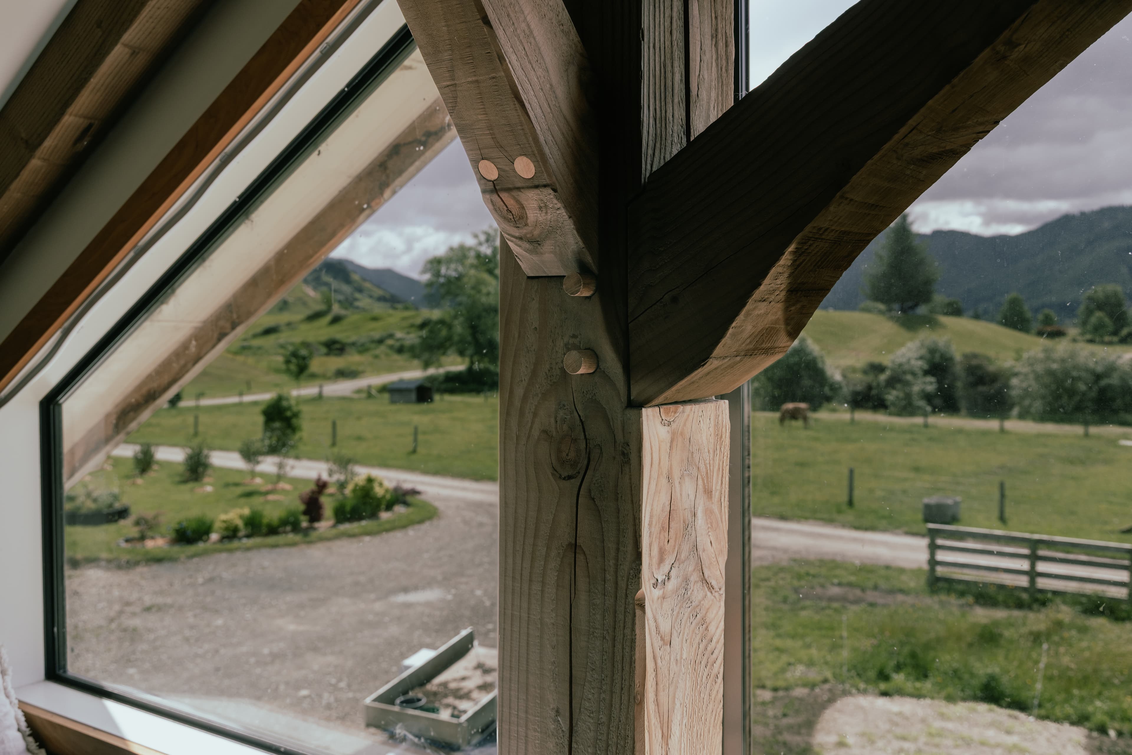 Post and beam barn home
