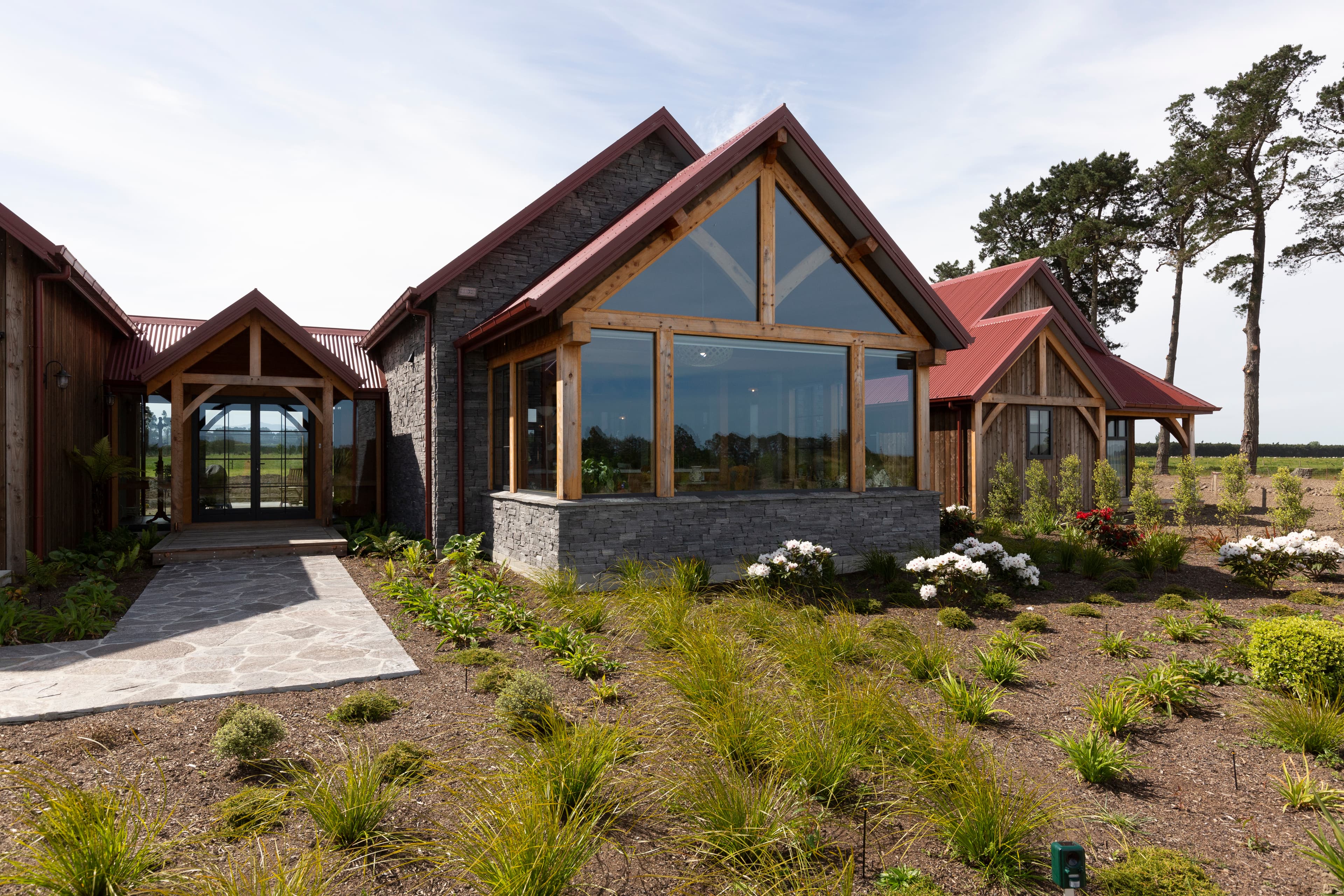 Legacy home single storey rural home expansive timberframe 